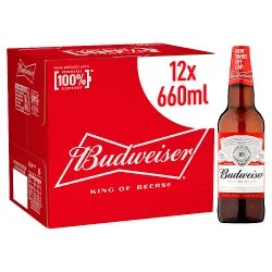 Budweiser Bottles 12X660ML