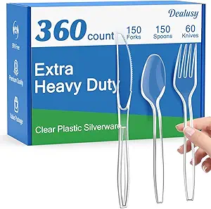 Assorted F/K/S Reusable Clear Plastic 1X1
