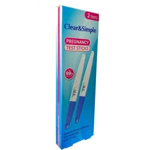 Clear&Simple Pregnancy Test 2Pk 1X10